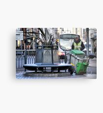 The Street Sweeper Metal Print