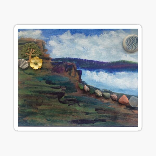 Cliffside Sticker