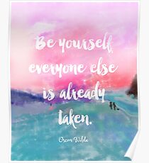 Oscar Wilde quote Poster