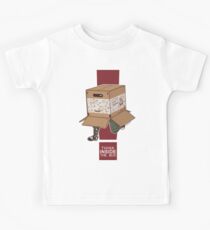 Denken Sie in die Box. Kinder T-Shirt