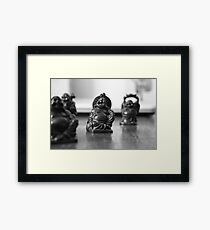 Mini buddha Framed Print