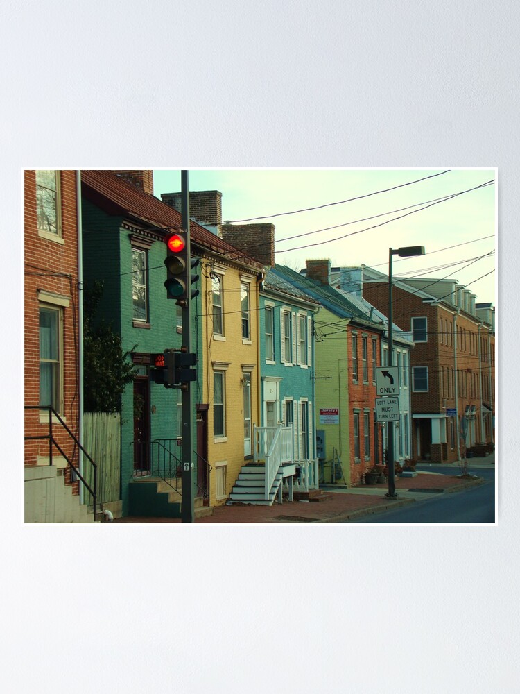 "Historic Downtown Frederick, MD" Poster by MaureenS Redbubble