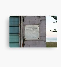 Vandalism Canvas Print