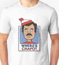 Where's Chapo - Stamp Unisex T-Shirt