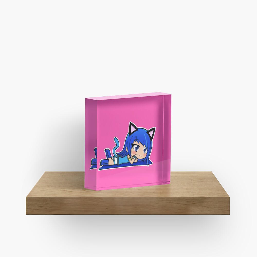 Funneh Cat Acrylic Block By Thebeatlesart Redbubble - funneh roblox water bottle redbubble