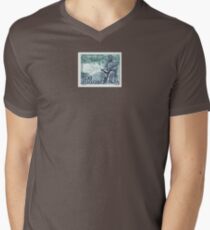 Tesla Stamp (Yugoslavia) II Men's V-Neck T-Shirt