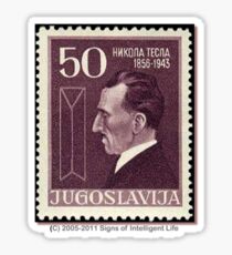 Tesla Stamp (Yugoslavia) III Sticker