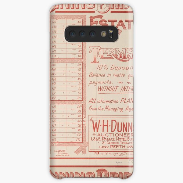 First sub-division of the Canning Bridge Estate 1914, State Library of Western Austrlaia Samsung Galaxy Snap Case