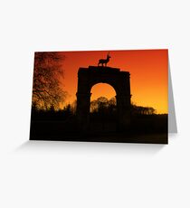 Stag Gate Greeting Card