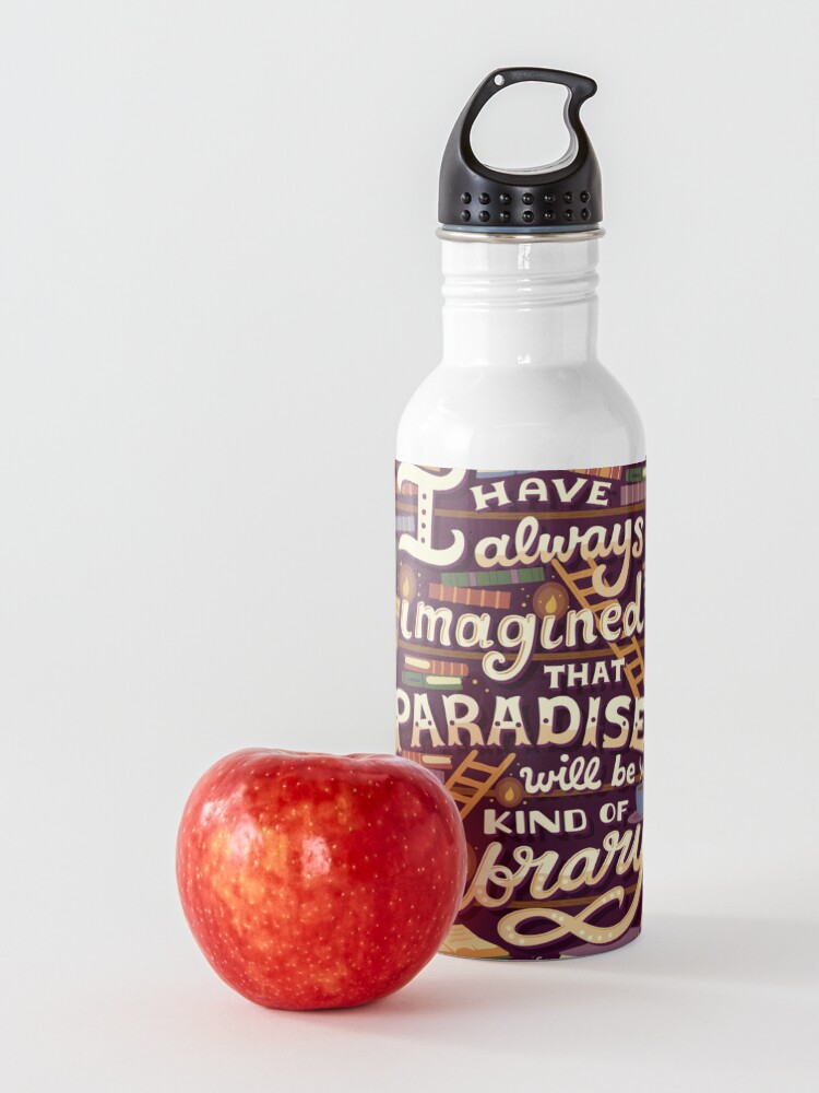 Alternate view of Library is Paradise Water Bottle