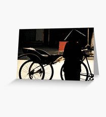 Vietnam - Transport écologique Greeting Card
