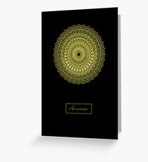america Greeting Card