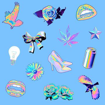 SECONDS SALE Surprise Assorted Holographic Stickers, Cute