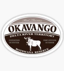 Okavango Wildebeest Sticker
