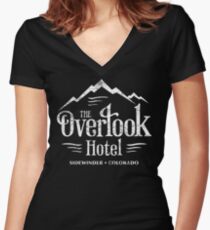 The Overlook Hotel T-Shirt (worn look) Women's Fitted V-Neck T-Shirt