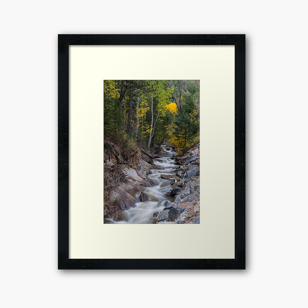 Left Hand Up Stream Framed Art Print