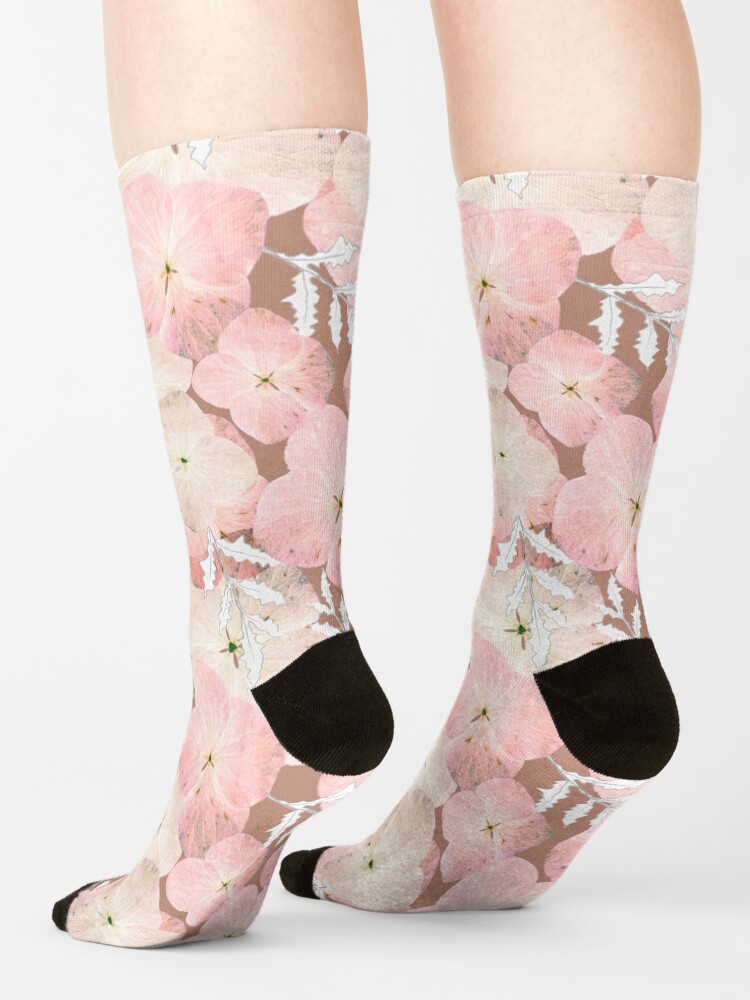Alternative Ansicht von Hortensie Pastell Socken