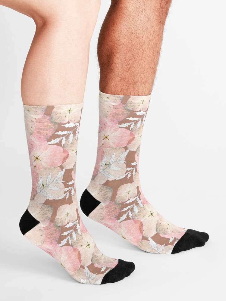 Alternative Ansicht von Hortensie Pastell Socken