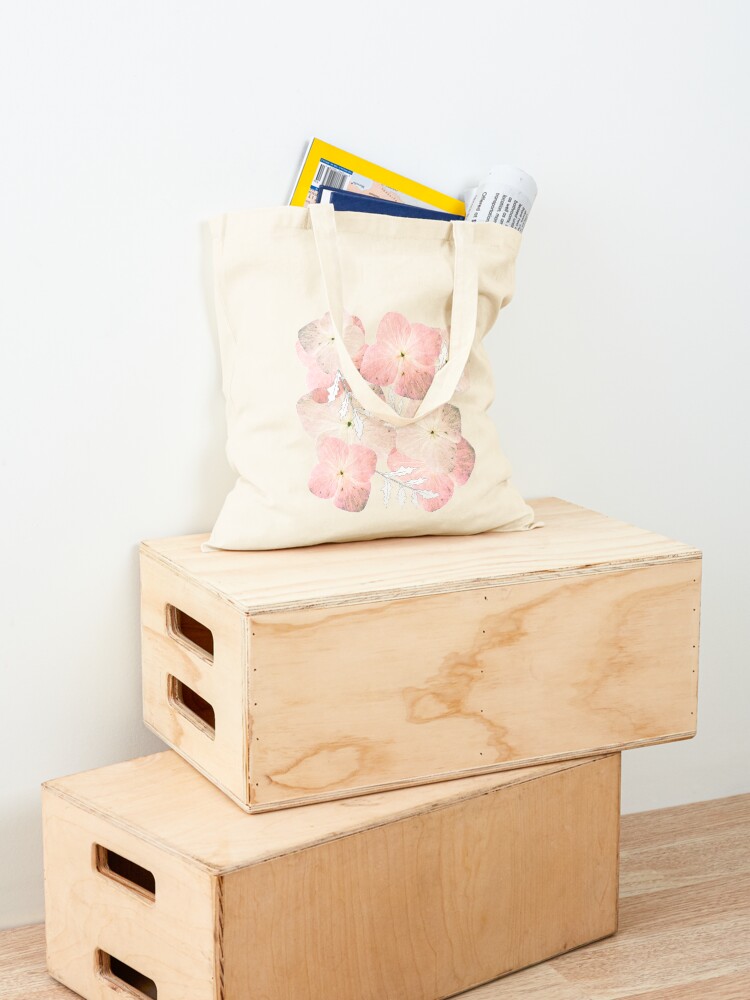 Alternative Ansicht von Hortensie Pastell Stofftasche