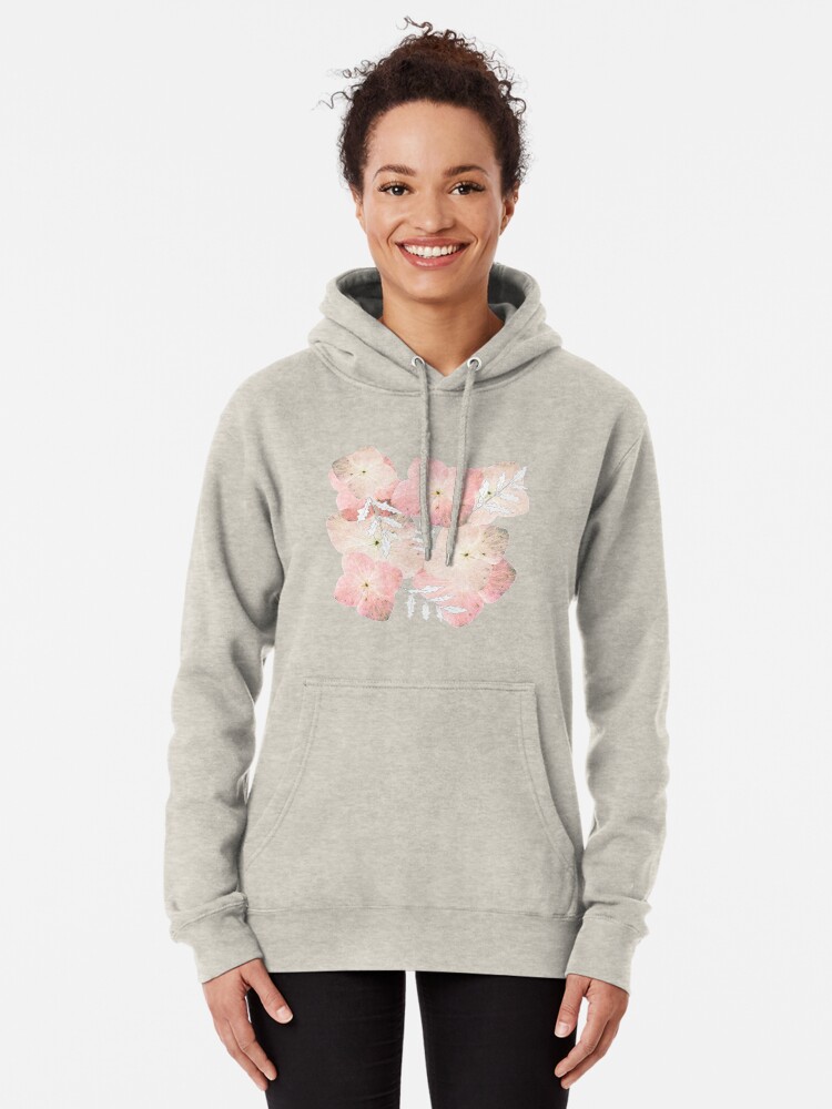 Alternative Ansicht von Hortensie Pastell Hoodie