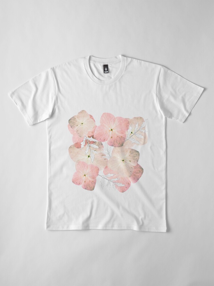 Alternative Ansicht von Hortensie Pastell Premium T-Shirt