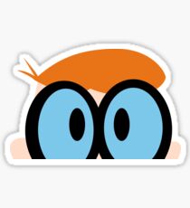 Dexter, scientist, genious character in Dexters Laboratory, series on Cartoon Network Sticker