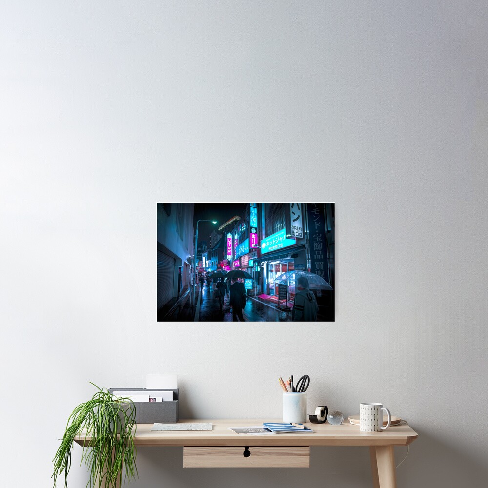 I love Tokyo in the rain Poster