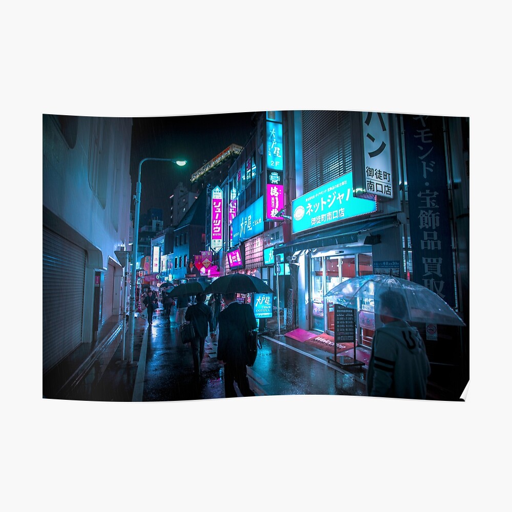 I love Tokyo in the rain Poster