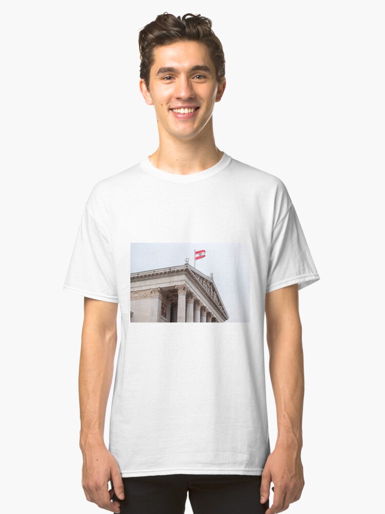 Alternate view of Austrian Parliament. Classic T-Shirt