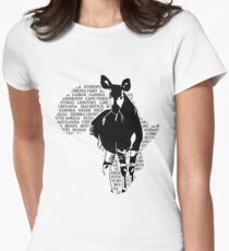 Okapi - Africa Map Women's Fitted T-Shirt