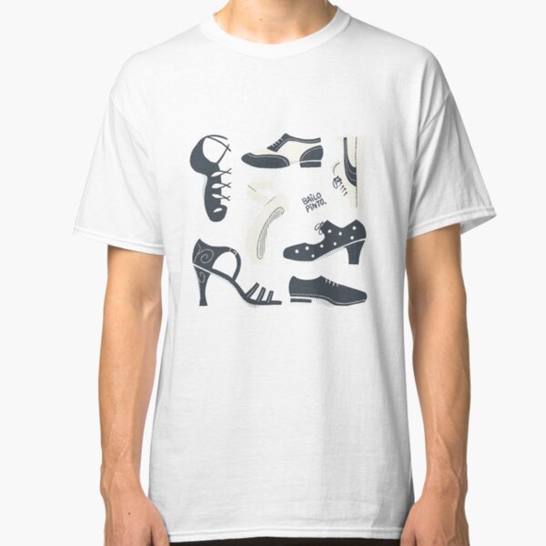 Puzzle de zapatos de baile Camiseta clásica