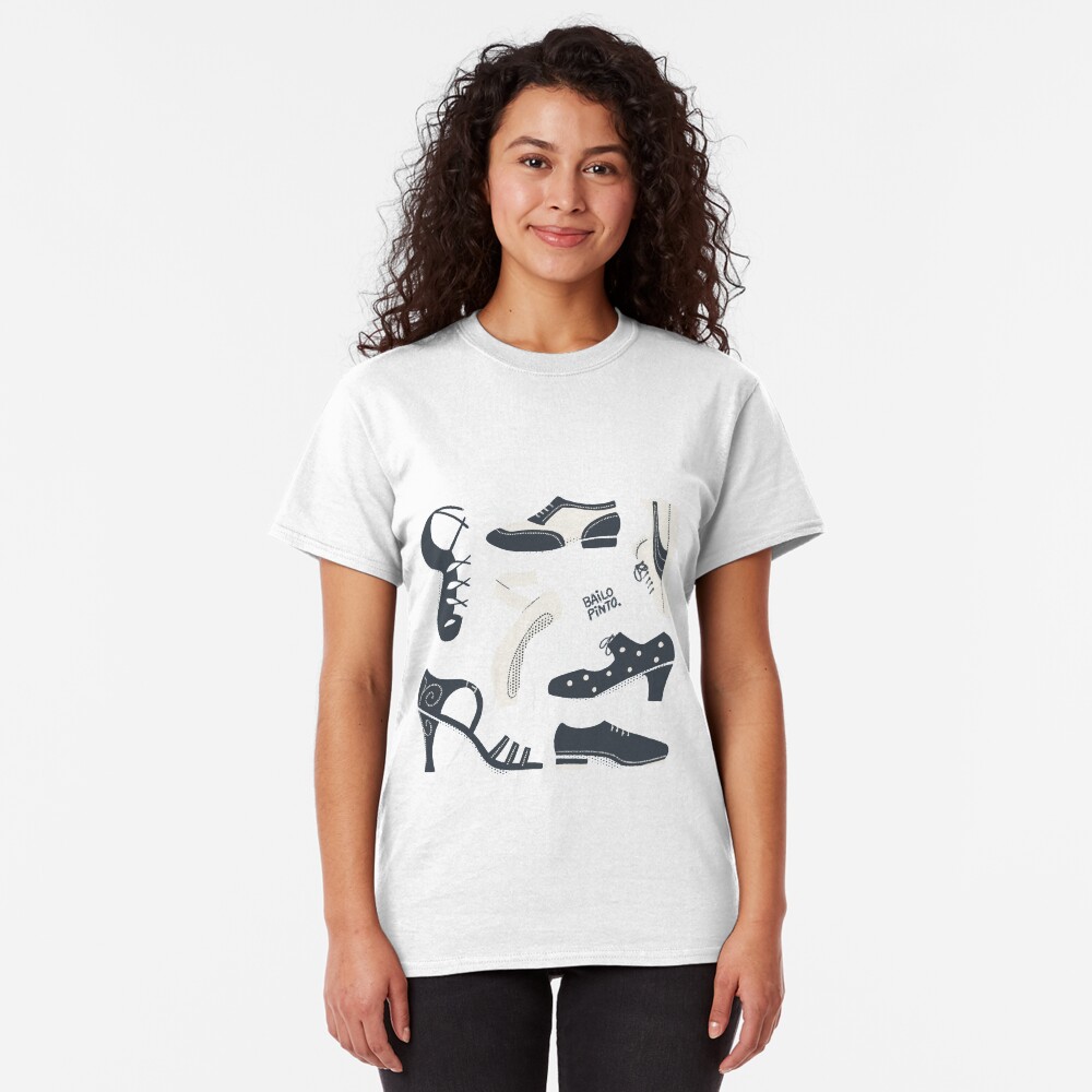 Puzzle de zapatos de baile Camiseta clásica