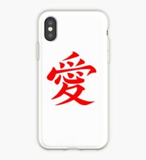 Chinese Love Symbol Red iPhone Case