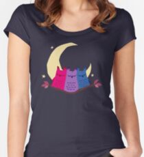 Bisexuels Tailliertes Rundhals-Shirt