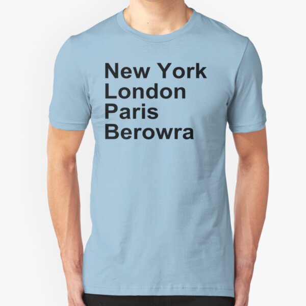 New York London Paris Berowra Slim Fit T-Shirt