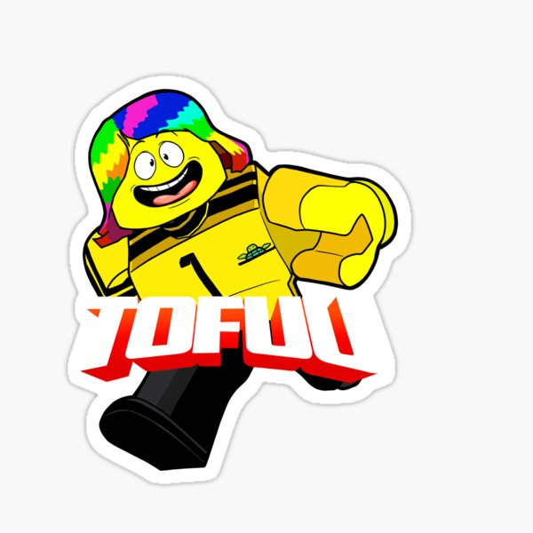 Denis Roblox Stickers Redbubble - roblox character gfx robux frenzy