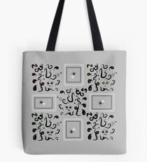Tiny Faces Tote Bag