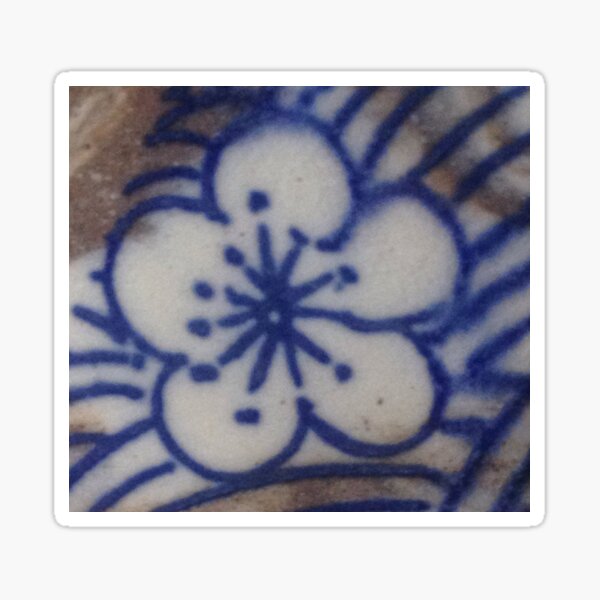 Blue Bloom Sticker