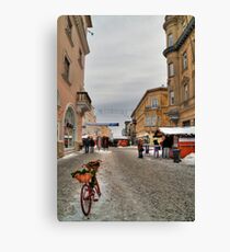 Street for pedestrians Canvas Print