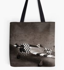 Vintage Flugzeug Tote Bag