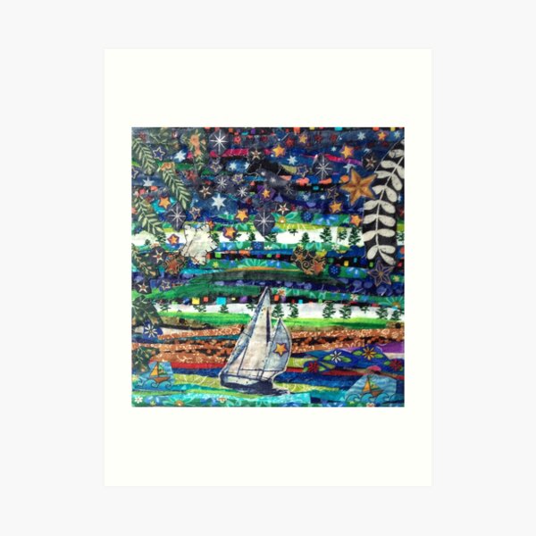 Twilight Cruise Art Print