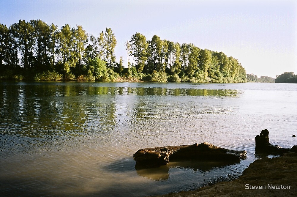 "Rogers Landing Willamette River, Newberg, Oregon" by Steven Newton