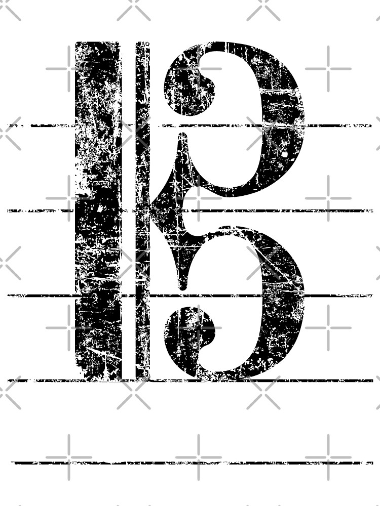 Tenor Clef Vintage Black by theshirtshops