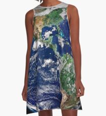 Earth from Space A-Line Dress