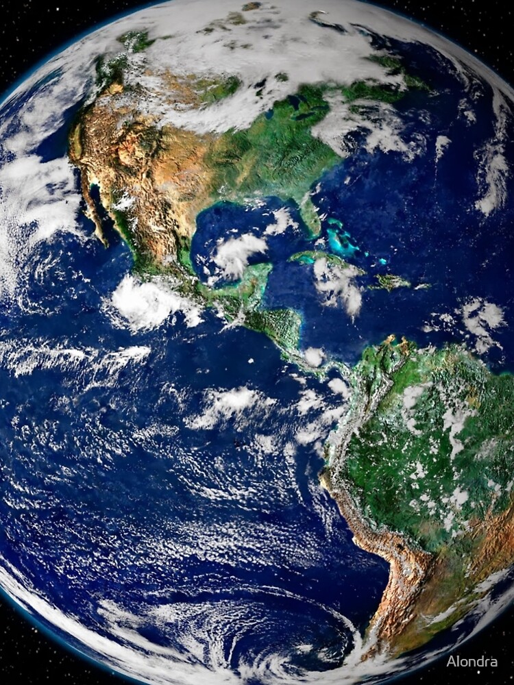 Earth from Space by Alondra