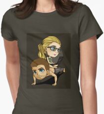 Arrow pushups! Women's Fitted T-Shirt