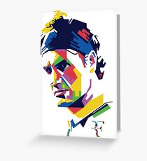 Roger Federer art Greeting Card