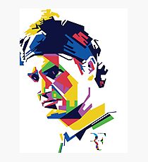 Roger Federer art Photographic Print