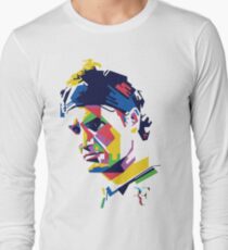 Roger Federer art Long Sleeve T-Shirt