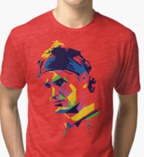 Roger Federer art Tri-blend T-Shirt